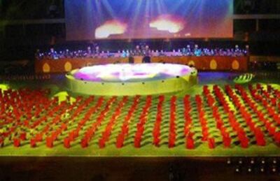 Đêm hội văn hóa 1.000 năm Thăng Long hôm 10-10-2010 tại SVĐ Mỹ Đình - Hà Nội. Photo courtesy of thanglonghanoi.gov.vn